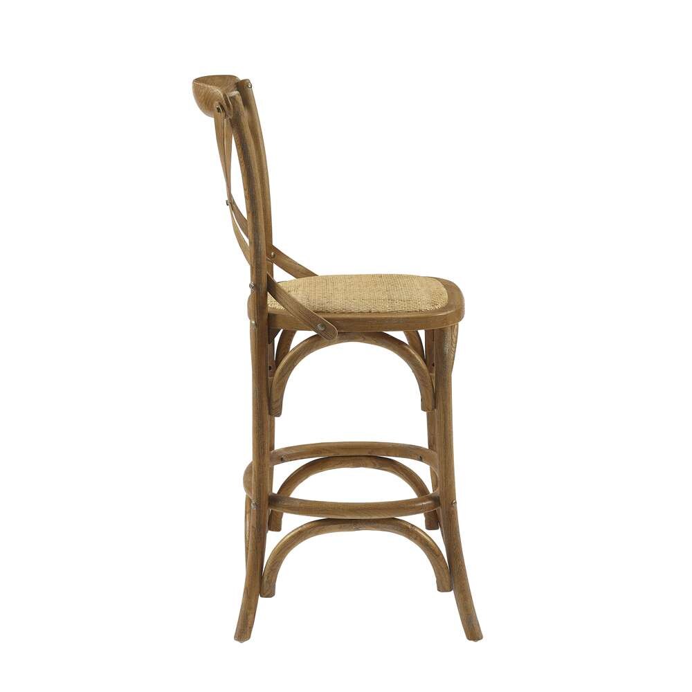 Linon Home Decor - Roxy 24.5 In Gray Wash Counter Stool - CS031GRY01ASU veiw 4