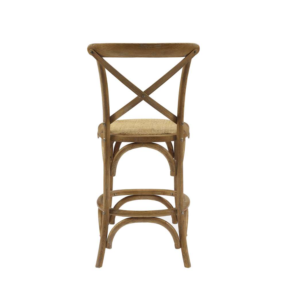 Linon Home Decor - Roxy 24.5 In Gray Wash Counter Stool - CS031GRY01ASU veiw 6