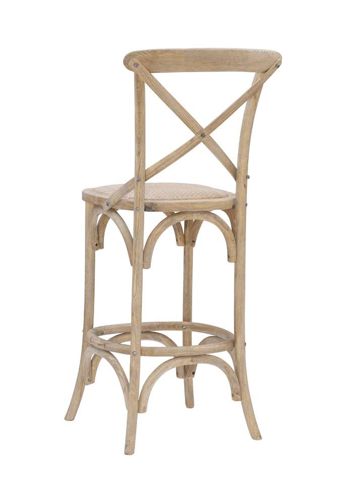 Linon Home Decor - Roxy 30 In Gray Wash Bar Stool - BS030GRY01ASU veiw 4