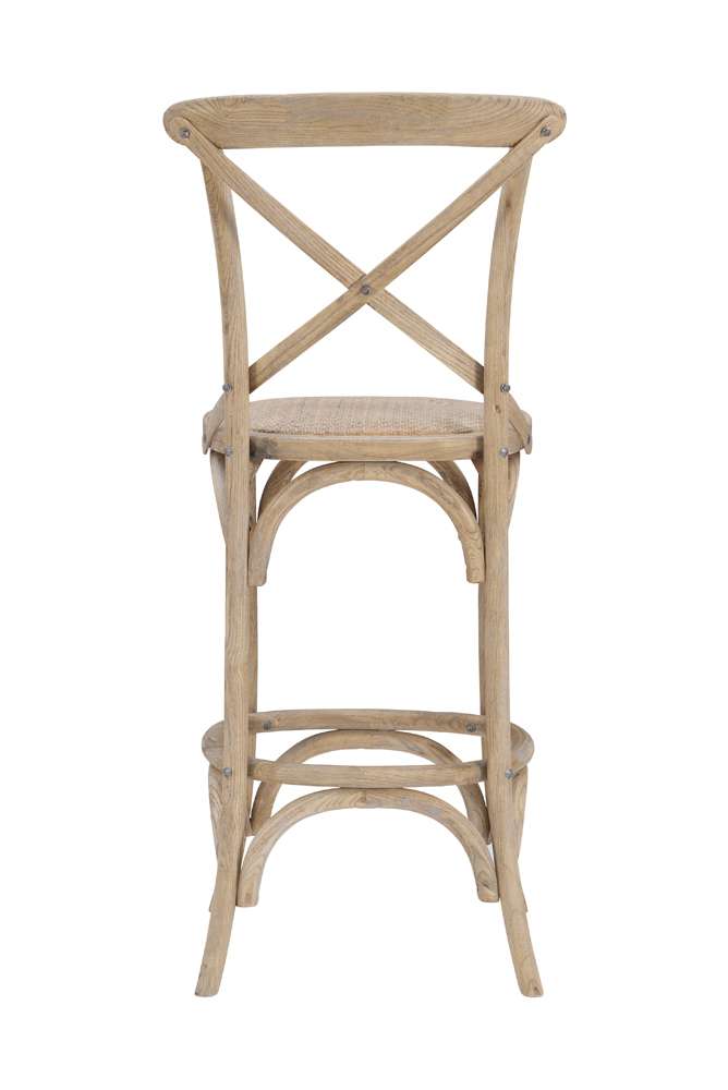 Linon Home Decor - Roxy 30 In Gray Wash Bar Stool - BS030GRY01ASU veiw 5
