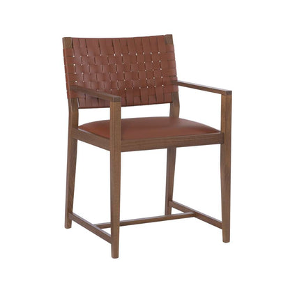 Linon Home Decor - Ruskin Arm Chair - CH277LBRN01ASU veiw 1