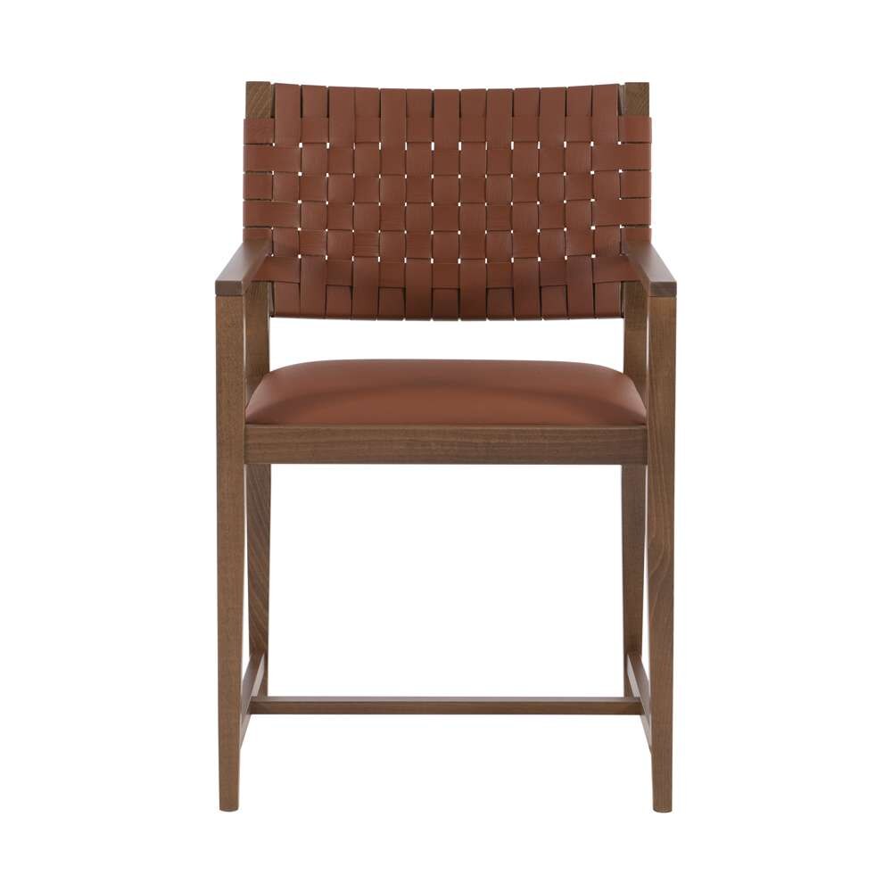 Linon Home Decor - Ruskin Arm Chair - CH277LBRN01ASU veiw 2