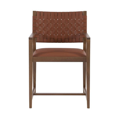 Linon Home Decor - Ruskin Arm Chair - CH277LBRN01ASU veiw 2