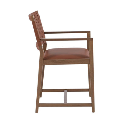 Linon Home Decor - Ruskin Arm Chair - CH277LBRN01ASU veiw 3