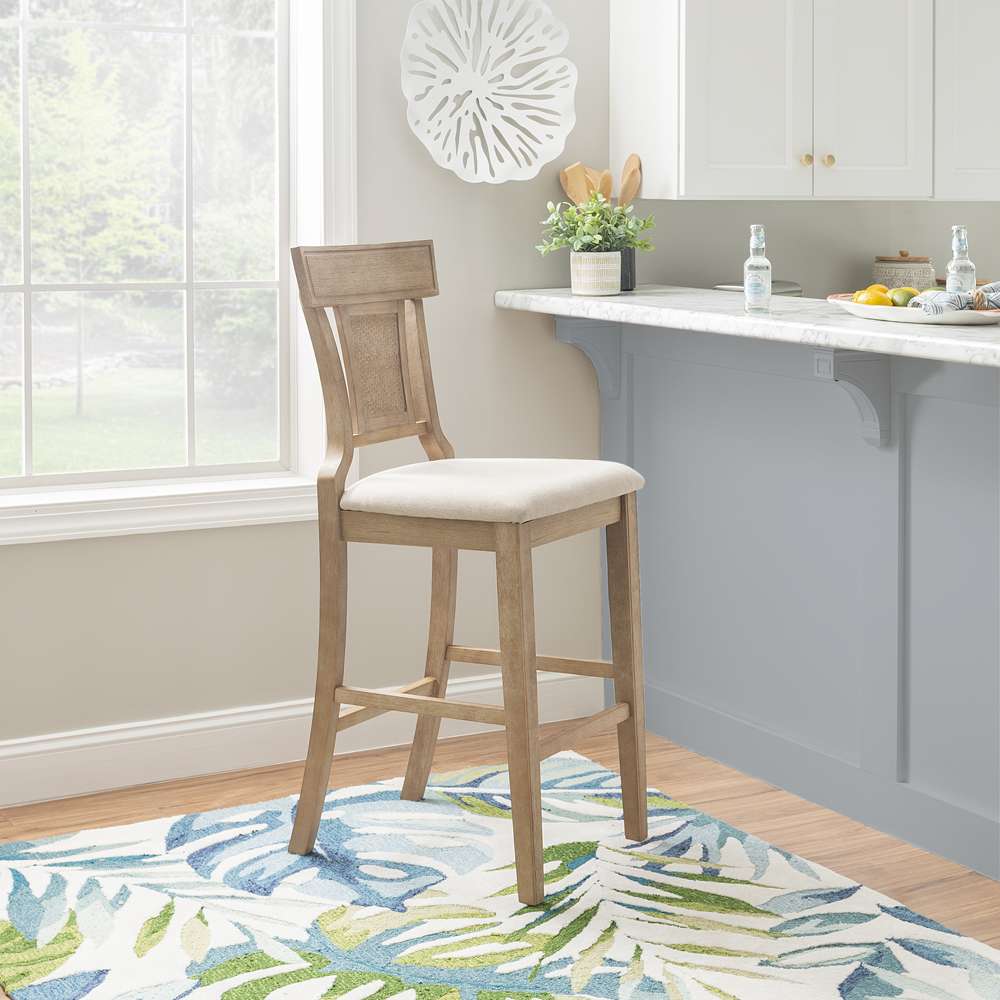 Linon Home Decor - Rylan 30 In Bar Stool - BS231NAT01U veiw 6