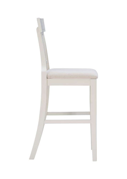 Linon Home Decor - Rylan Bar Stool Creamy White - BS253WHI01U veiw 3
