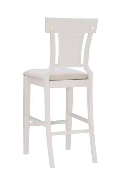 Linon Home Decor - Rylan Bar Stool Creamy White - BS253WHI01U veiw 4