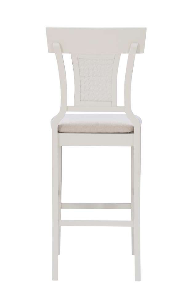 Linon Home Decor - Rylan Bar Stool Creamy White - BS253WHI01U veiw 5