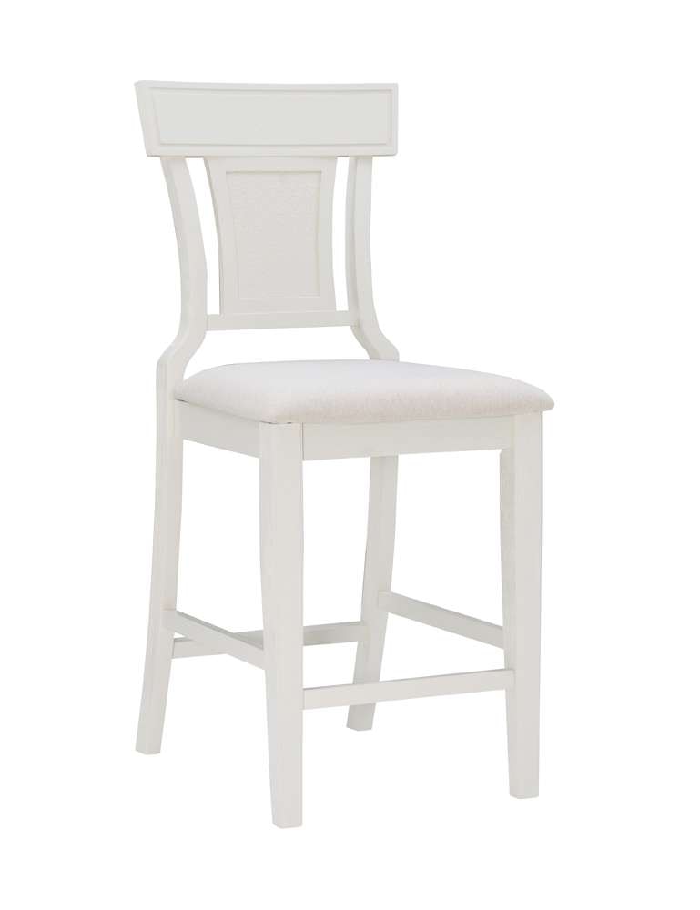 Linon Home Decor - Rylan Counter Stool Creamy White - CS253WHI01U veiw 1