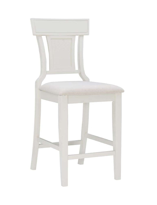 Linon Home Decor - Rylan Counter Stool Creamy White - CS253WHI01U veiw 1