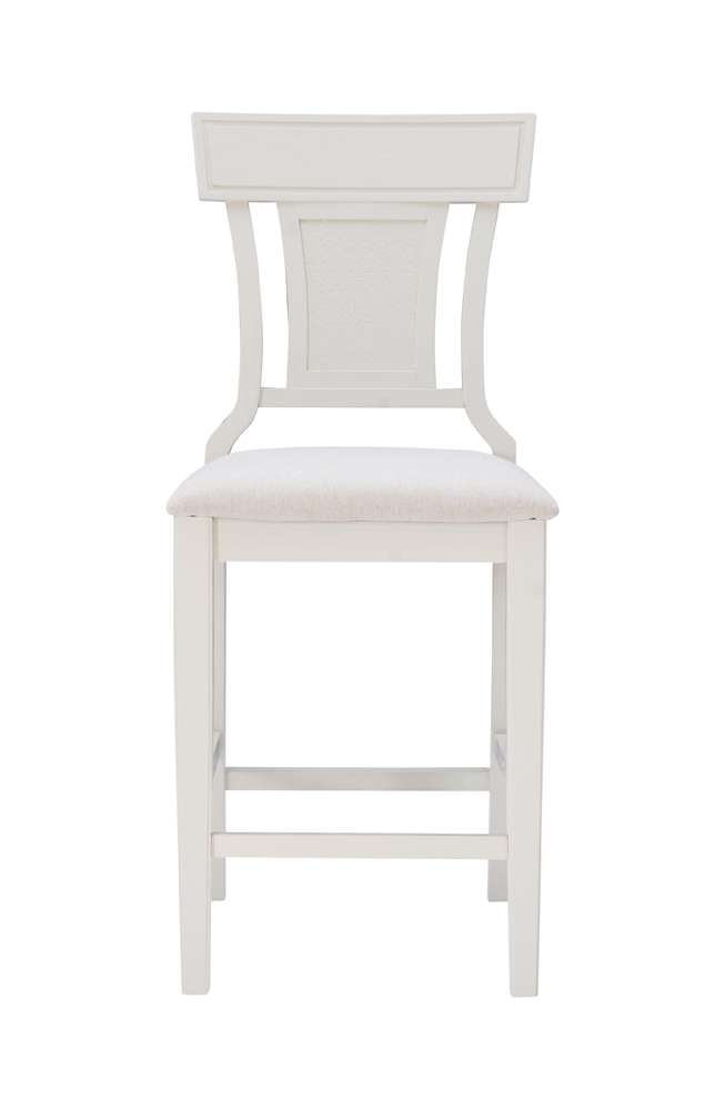 Linon Home Decor - Rylan Counter Stool Creamy White - CS253WHI01U veiw 2