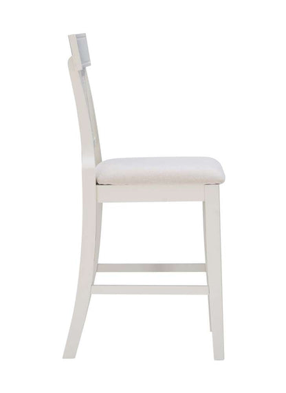 Linon Home Decor - Rylan Counter Stool Creamy White - CS253WHI01U veiw 3