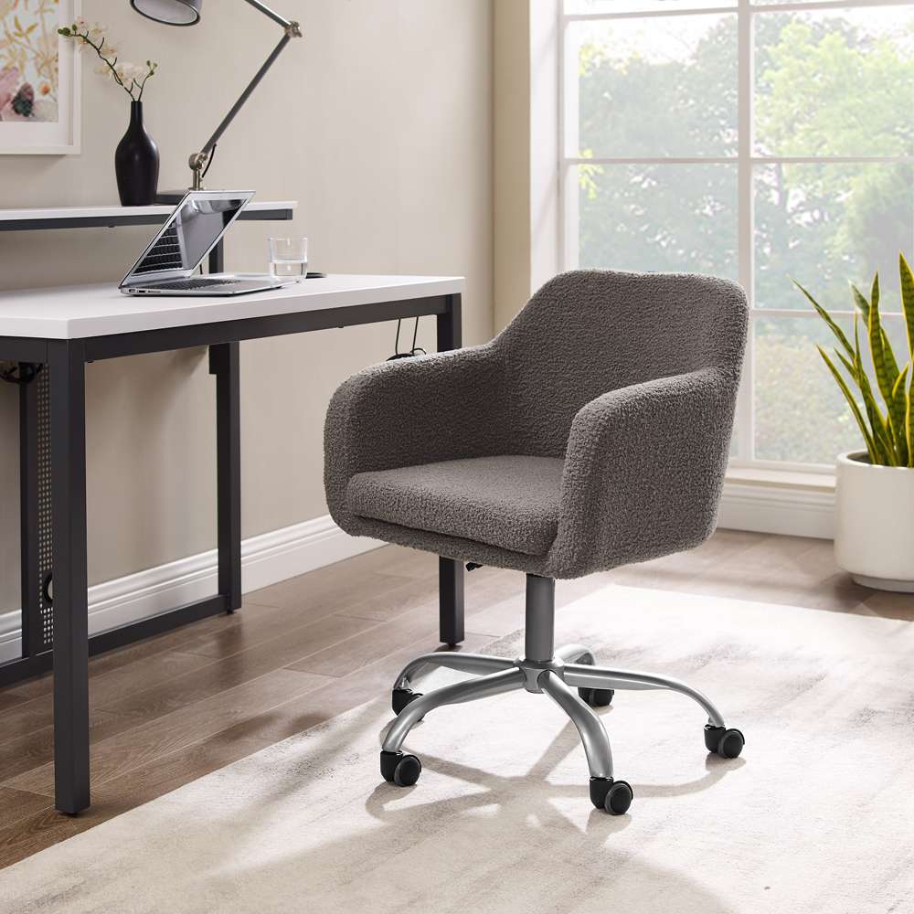 Linon Home Decor - Rylen Office Chair Grey - OC119GRY01U veiw 1