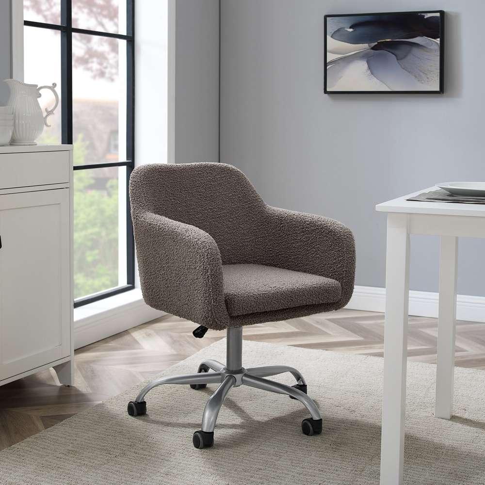 Linon Home Decor - Rylen Office Chair Grey - OC119GRY01U veiw 3