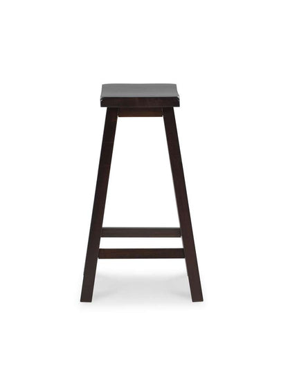 Linon Home Decor - Saddle Stool 24 Inches - 98441DKBRN01 veiw 4