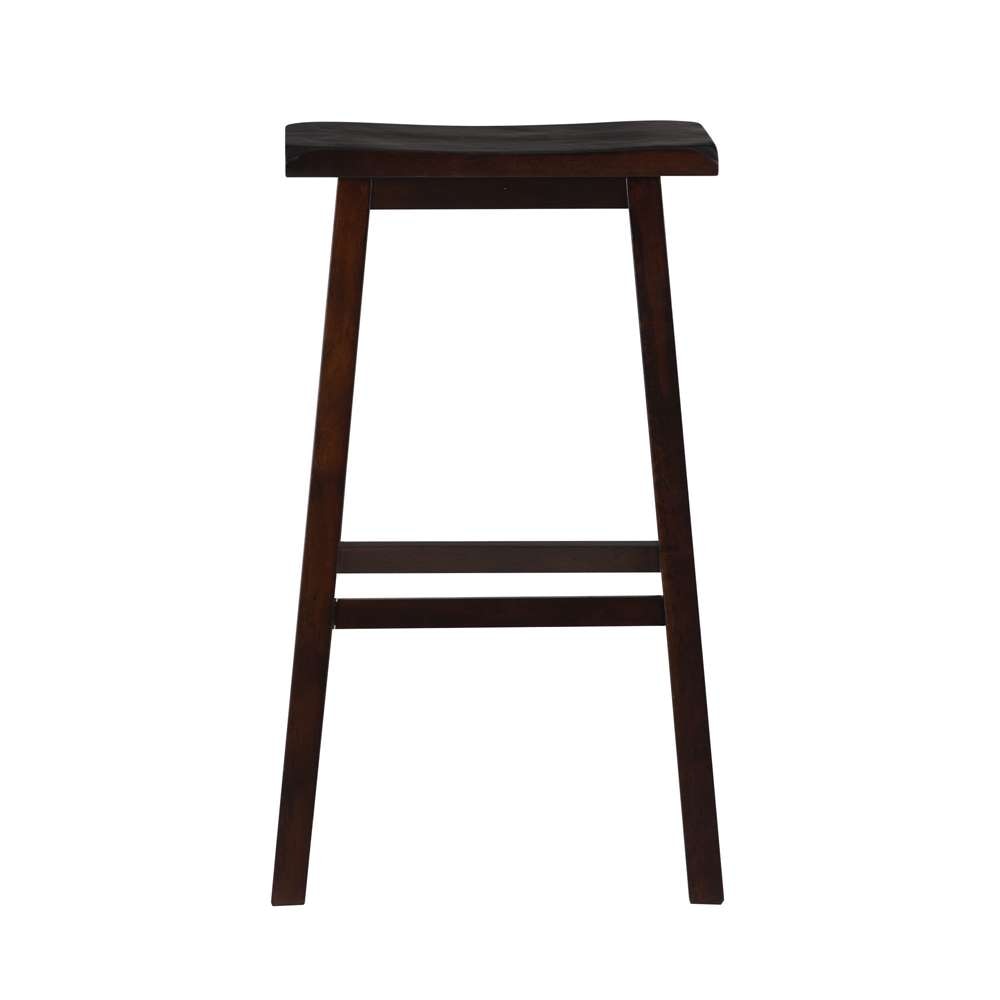 Linon Home Decor - Saddle Stool 29 Inches - 98442DKBRN01 veiw 2