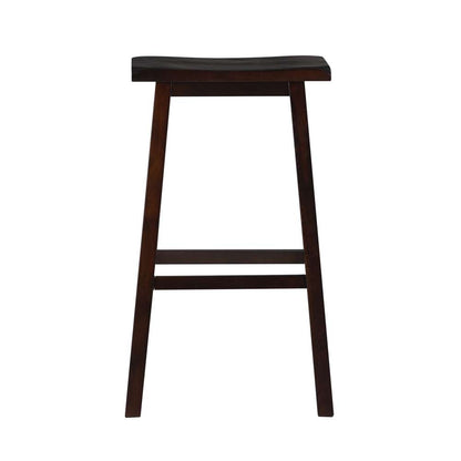 Linon Home Decor - Saddle Stool 29 Inches - 98442DKBRN01 veiw 5