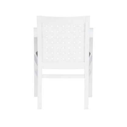 Linon Home Decor - Samantha Woven Arm Chair White - CH280WHT01ASU veiw 5