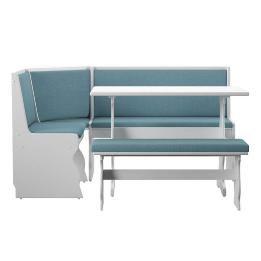 Linon Home Decor - Sasha Capri Blue Nook - KNK147BLUABU veiw 2
