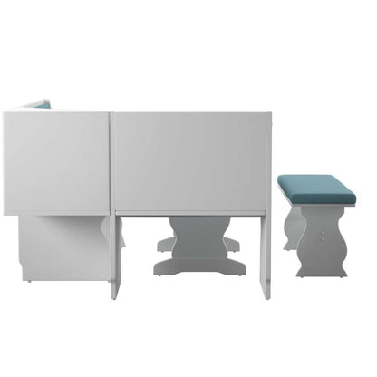 Linon Home Decor - Sasha Capri Blue Nook - KNK147BLUABU veiw 6