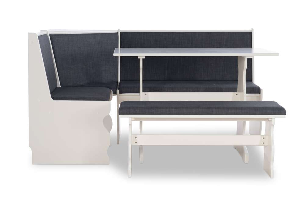 Linon Home Decor - Sasha Charcoal Nook - KNK148CHCABU veiw 1