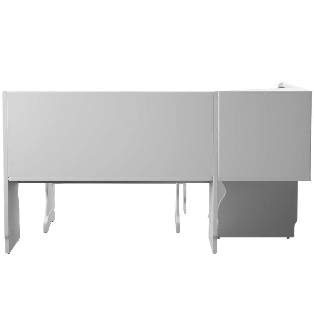 Linon Home Decor - Sasha Charcoal Nook - KNK148CHCABU veiw 3