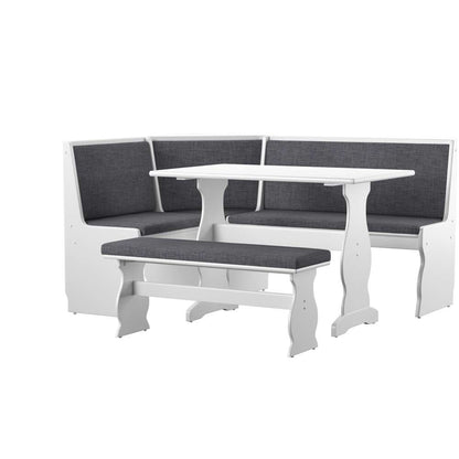 Linon Home Decor - Sasha Charcoal Nook - KNK148CHCABU veiw 4