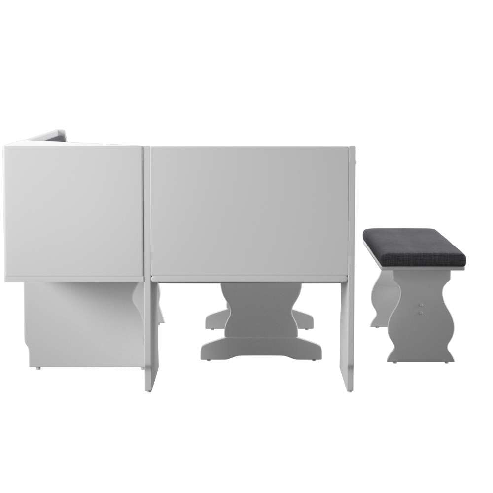 Linon Home Decor - Sasha Charcoal Nook - KNK148CHCABU veiw 6