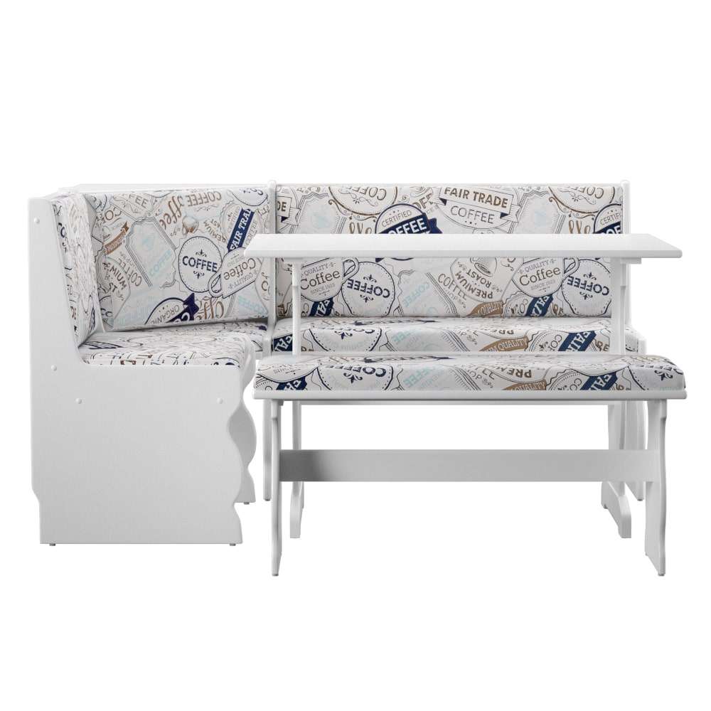 Linon Home Decor - Sasha Coffee Nook - KNK149COFABU veiw 3