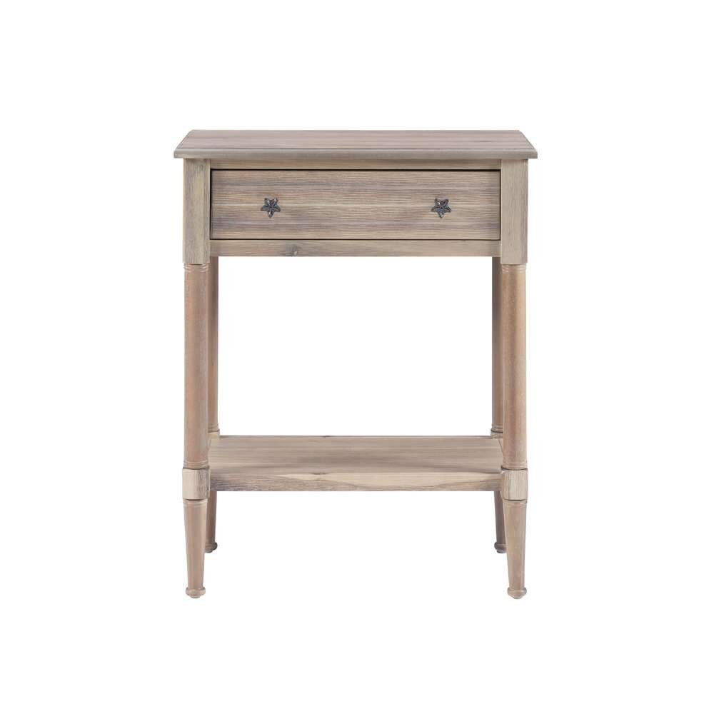 Linon Home Decor - Seaboard Accent Table Natural - AC132NAT01U veiw 2