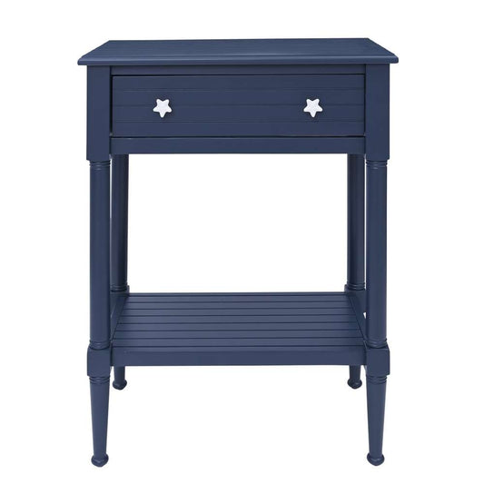 Linon Home Decor - Seaboard Accent Table Navy - AC132NAVY01U veiw 1