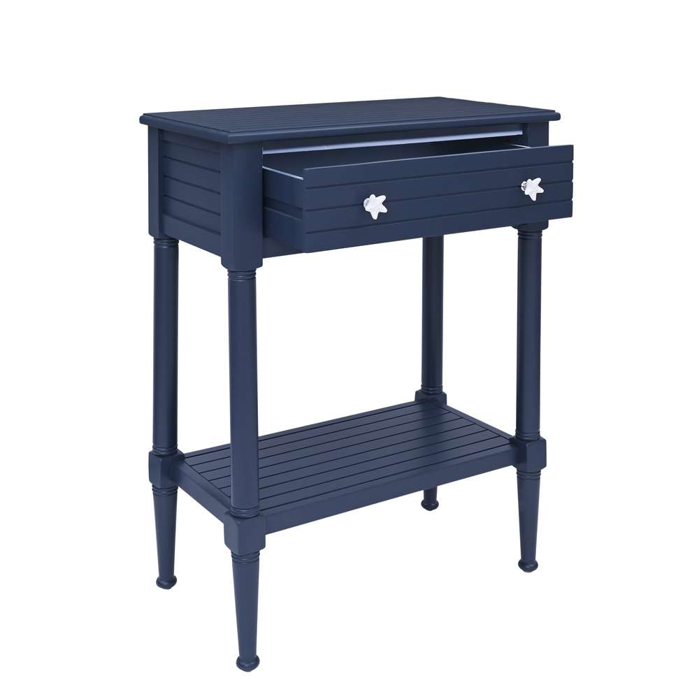 Linon Home Decor - Seaboard Accent Table Navy - AC132NAVY01U veiw 3