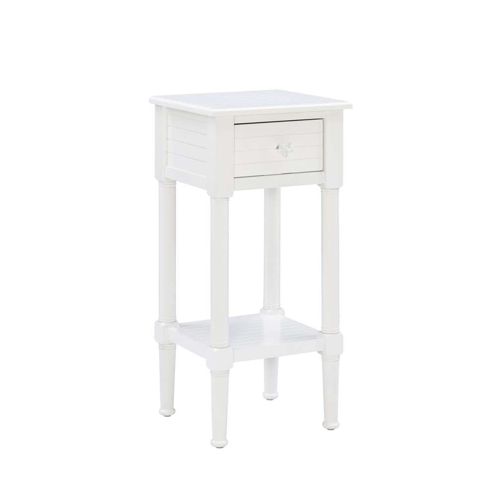 Linon Home Decor - Seaboard End Table White - AC133WHT01U veiw 1