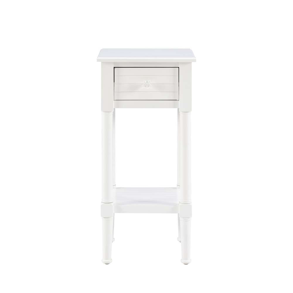 Linon Home Decor - Seaboard End Table White - AC133WHT01U veiw 2