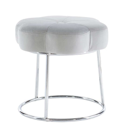 Linon Home Decor - Seraphina Accent Vanity Stool, Grey - ST006GRY01ASU veiw 1