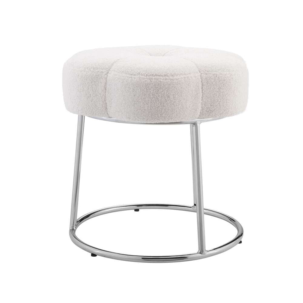 Linon Home Decor - Seraphina Stool Sherpa - ST006SHERP01ASU veiw 2