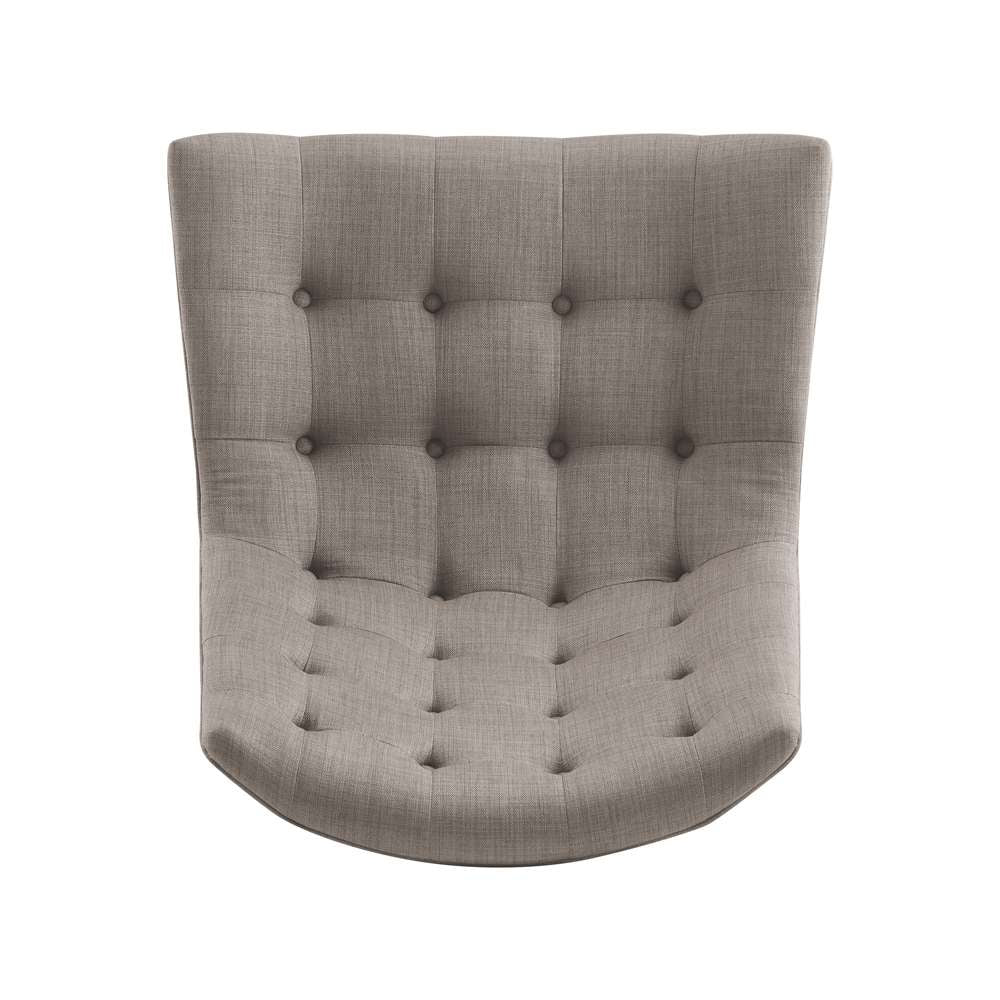 Linon Home Decor - Serena Accent Chair Tufted Grey - CH132GRY01U veiw 6
