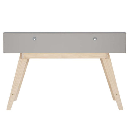 Linon Home Decor - Shivley Two Drawer Desk Grey - DK108GRY01U veiw 5