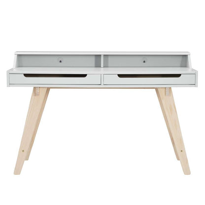 Linon Home Decor - Shivley Two Drawer Desk White - DK108WHT01U veiw 2