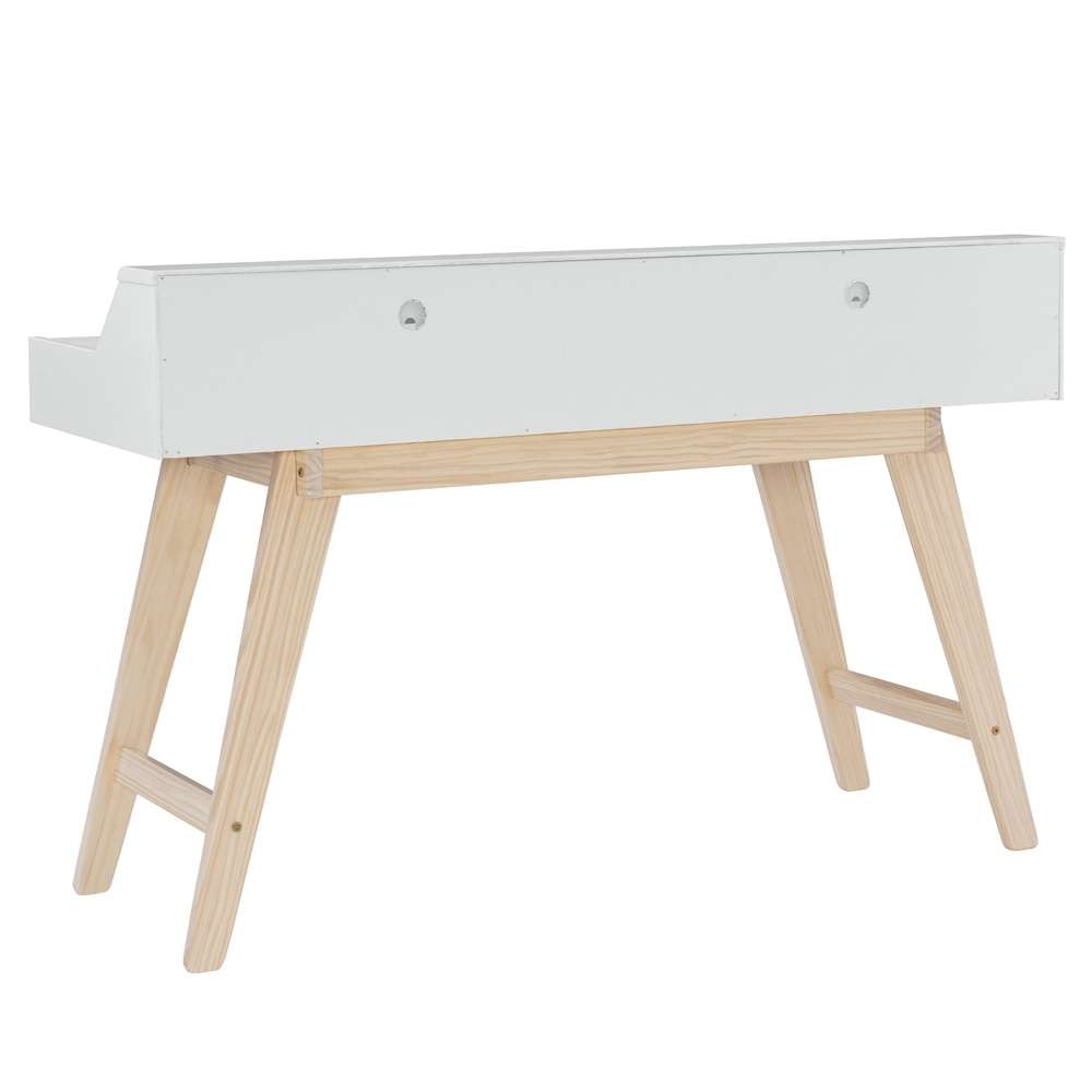 Linon Home Decor - Shivley Two Drawer Desk White - DK108WHT01U veiw 4