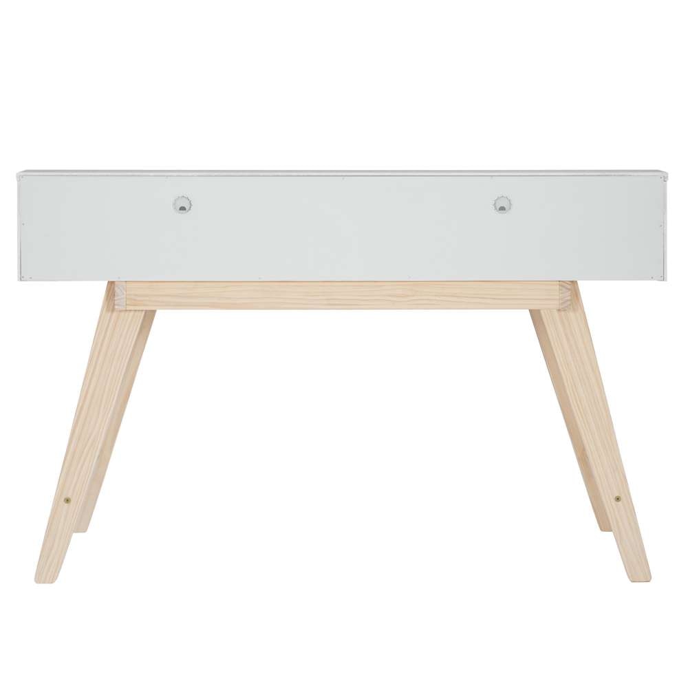 Linon Home Decor - Shivley Two Drawer Desk White - DK108WHT01U veiw 5