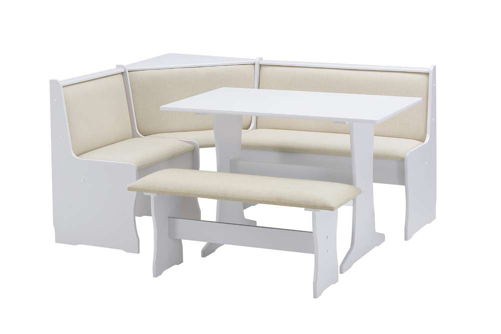 Linon Home Decor - Sibert Storage Nook Beige Fabric Kit - KNK168BGEABU veiw 1