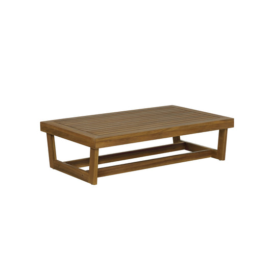 Linon Home Decor - Silbury Outdoor Natural Cocktail Table - ODNH12TKNTBL01U view 1