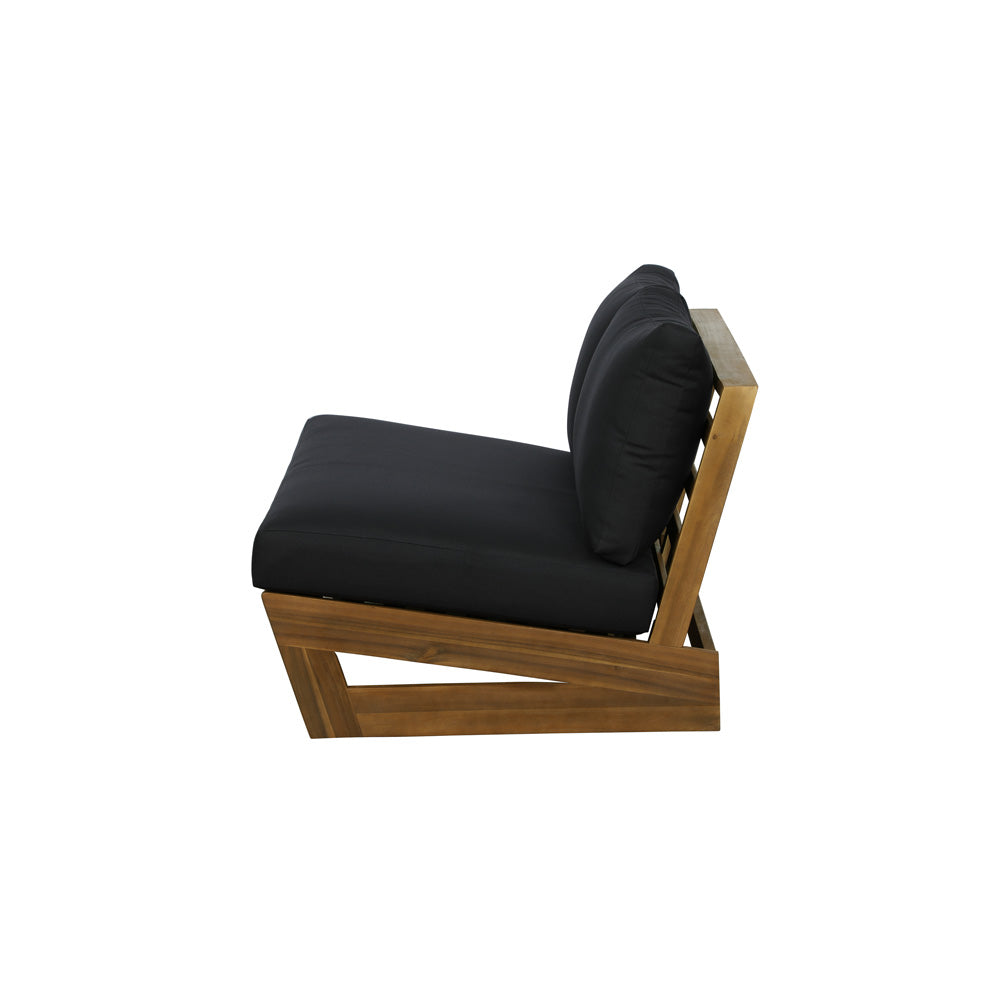 Linon Home Decor - Silbury Outdor Natural Black Bench - ODNH12TKBBNCH01U view 2