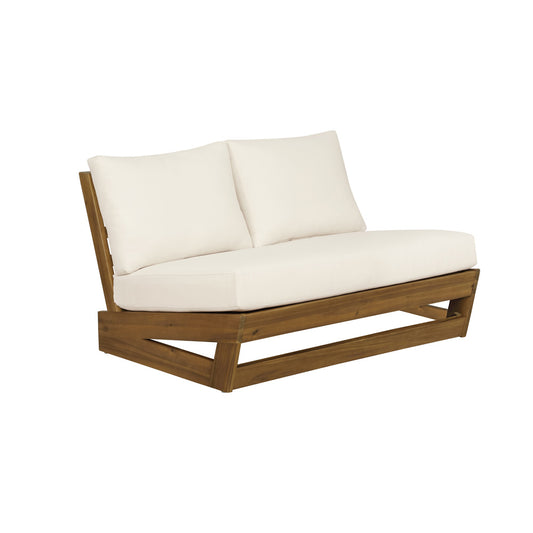 Linon Home Decor - Silbury Outdor Natural White Bench - ODNH12TKWBNCH01U view 1