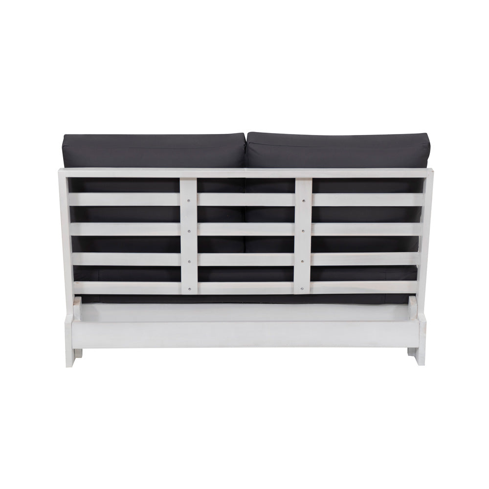 Linon Home Decor - Silbury Outdor White White Bench - ODNH12WWBNCH01U view 4