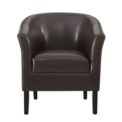 Linon Home Decor - Simon Brown Club Chair - 36077BRN-01-AS-U veiw 4