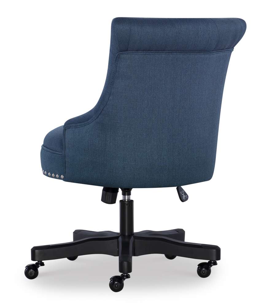 Linon Home Decor - Sinclair Office Chair, Azure Blue  - OC074BLU01 veiw 4