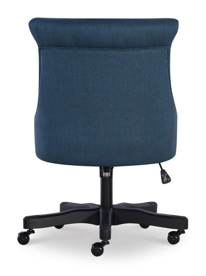 Linon Home Decor - Sinclair Office Chair, Azure Blue  - OC074BLU01 veiw 5