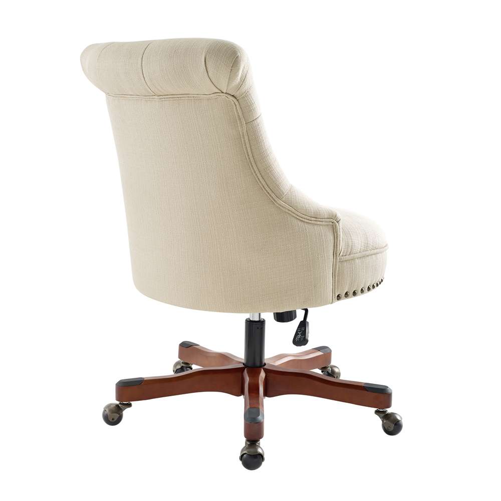 Linon Home Decor - Sinclair Office Chair, Beige  - OC077RIC01 veiw 4